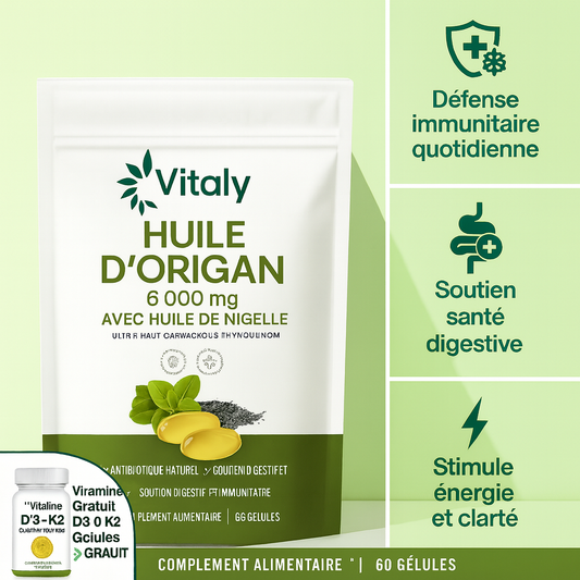 Vitaly – Gélules d’Huile d’Origan & Nigelle